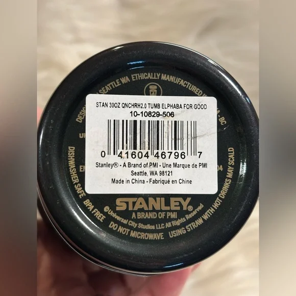 Stanley 30 oz Stainless Steel H2.0 Flowstate Quencher Tumbler Elphaba For Good - Picture 11 of 12